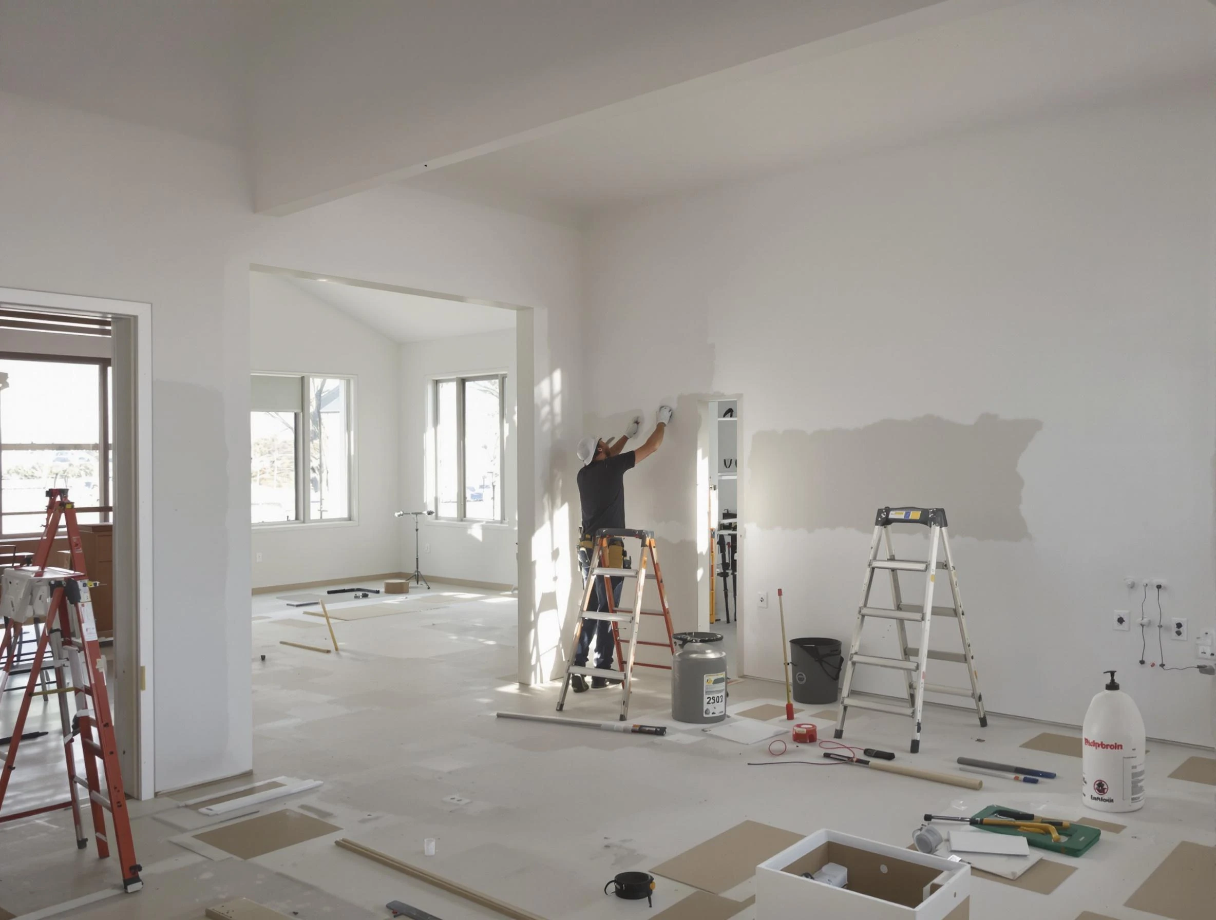 Detailed drywall installation with Stow House Painters in Stow