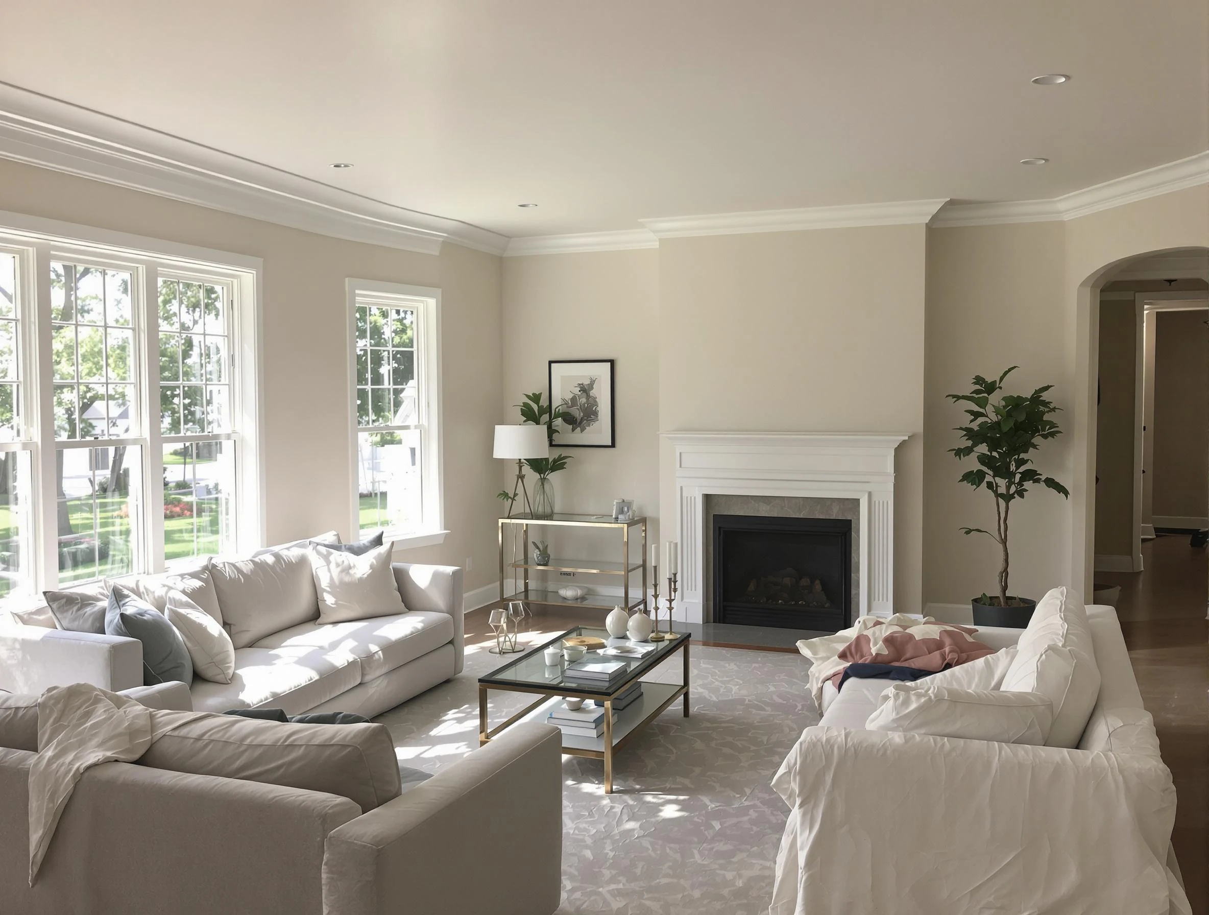 Interior painting by Stow House Painters experts in Stow, OH